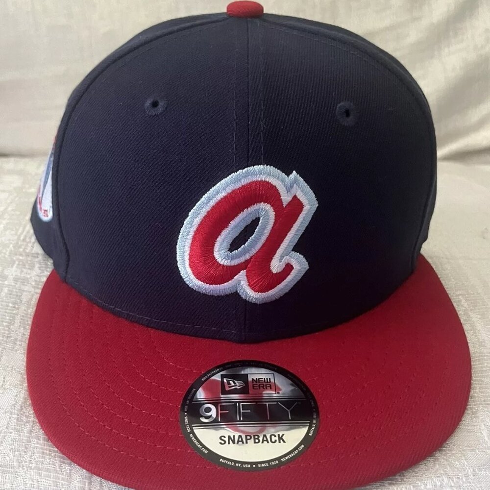 New Era Atlanta Braves All Star Game Patch Sky UV Snapback 9Fifty 950 Hat Cap